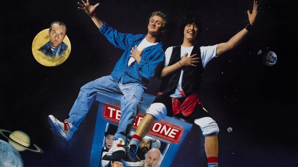 Bill and Ted promotional artwork for Bill and Ted's Excellent Adventure