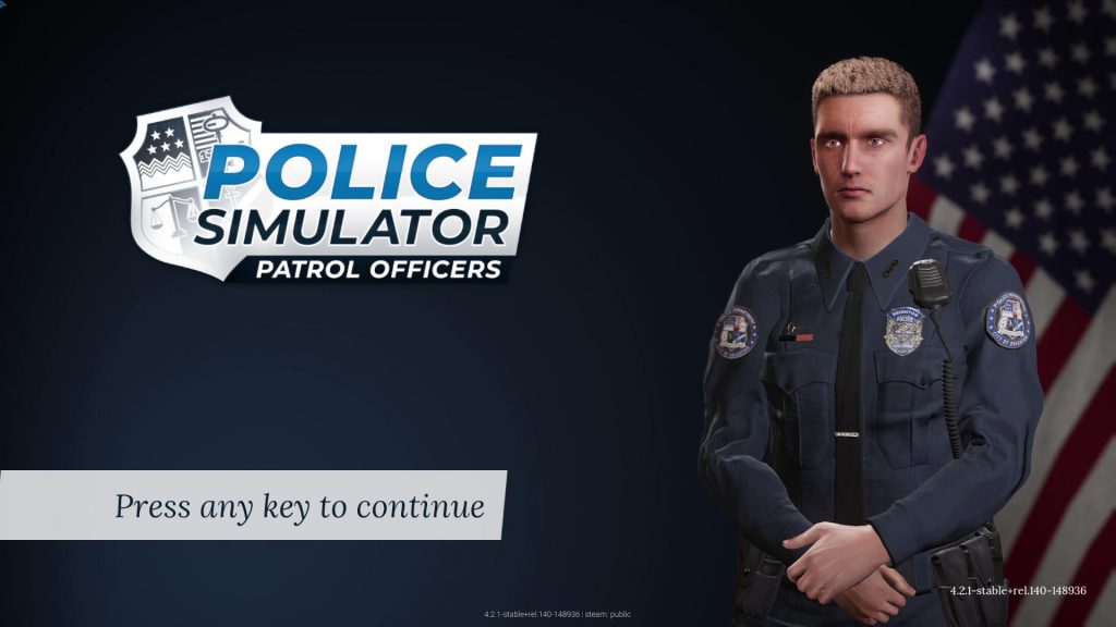 Police Simulator: Patrol Officers' title screen
