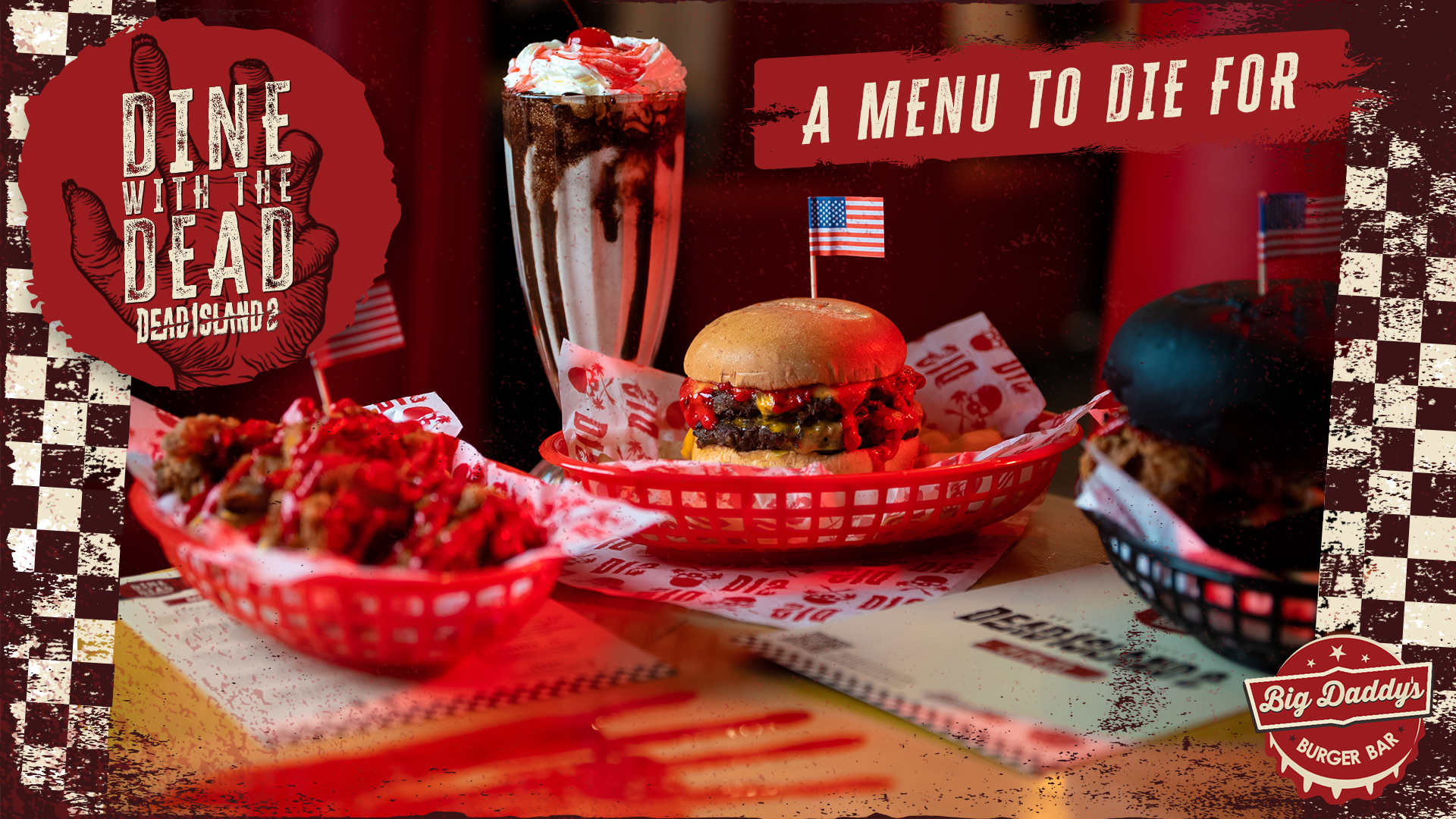 Dead Island 2 and Big Daddy’s Burger Bar join forces so players can “Dine with the Dead”